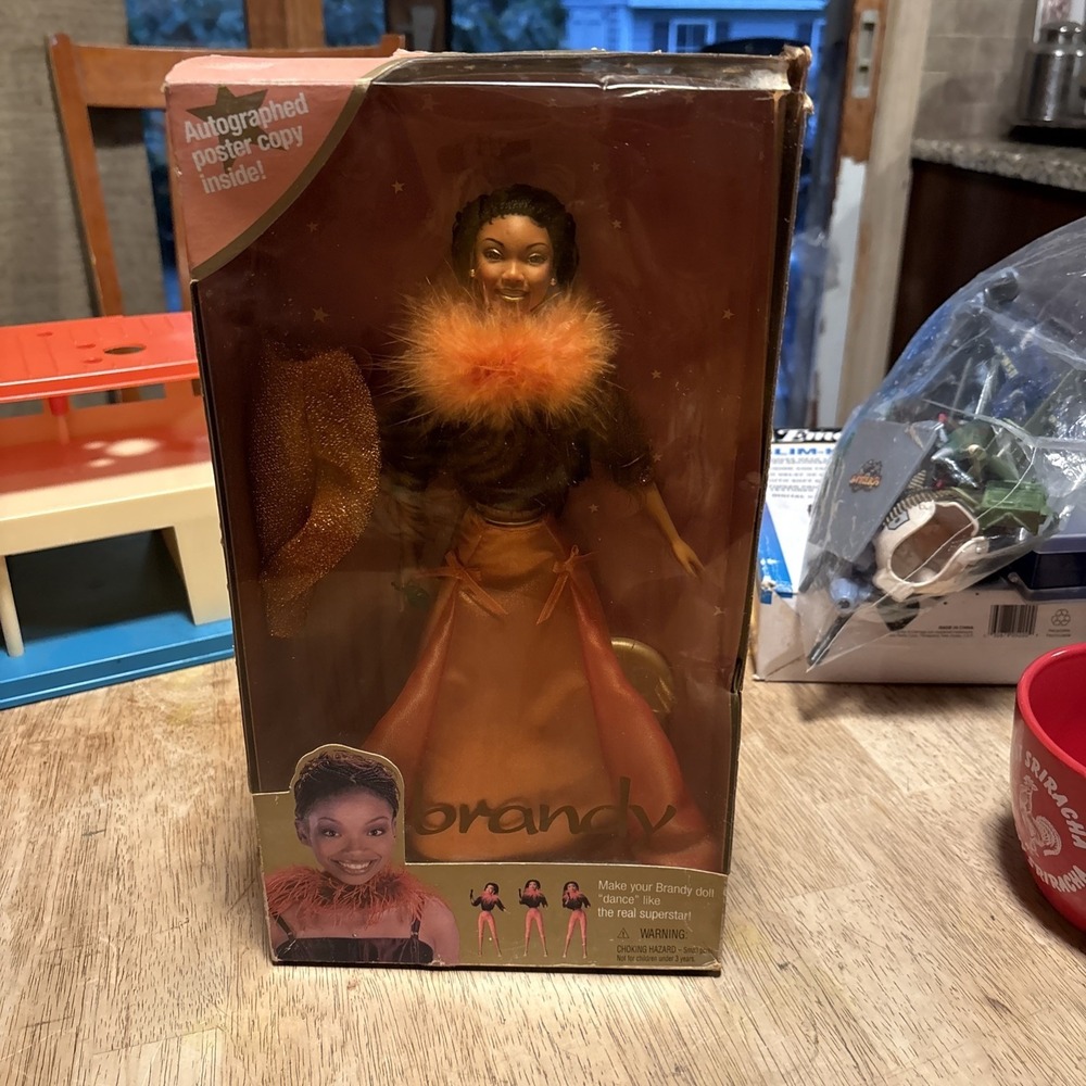 Mattel Brandy Barbie Doll 24502 Superstar Moesha Singer 1999 Vintage NIB